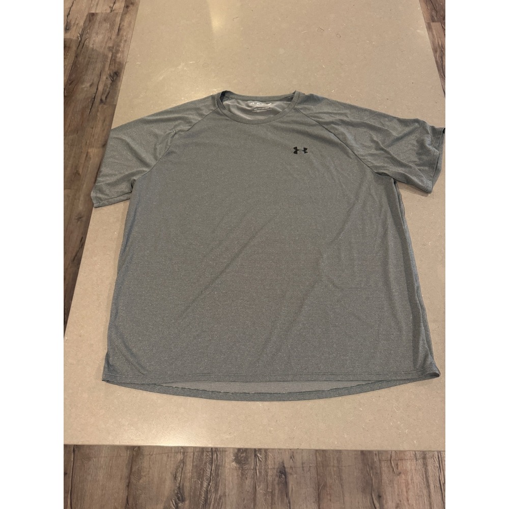 Under Armour Tech Tee Loose Fit Short Sleeve Gray Men's 3XL